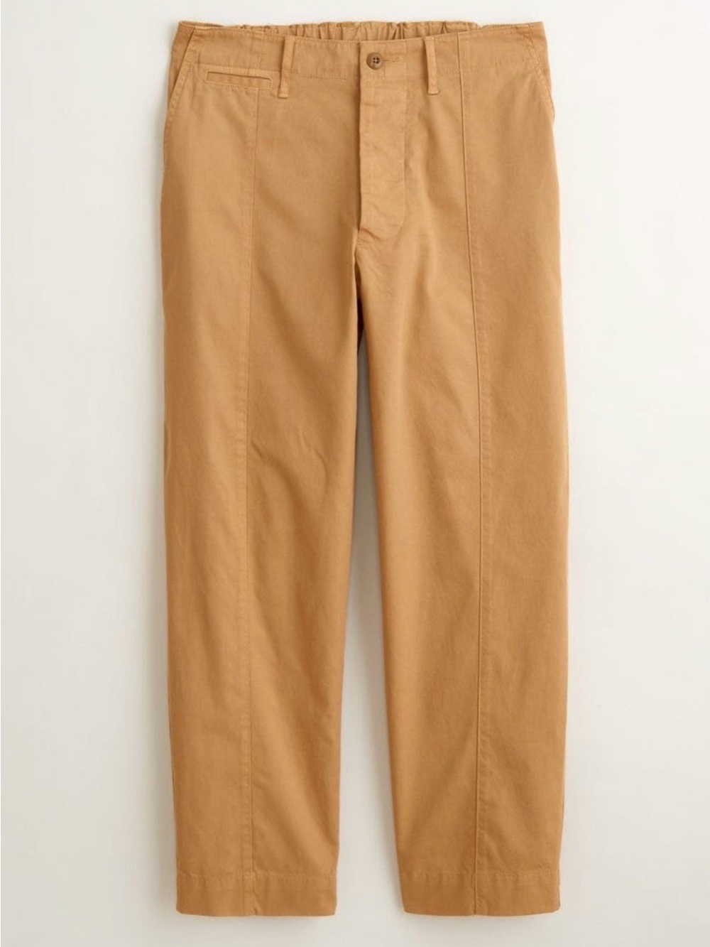 Alex Mill Officer Chino Pants Size 6 Tan High Rise Straight Leg Casual